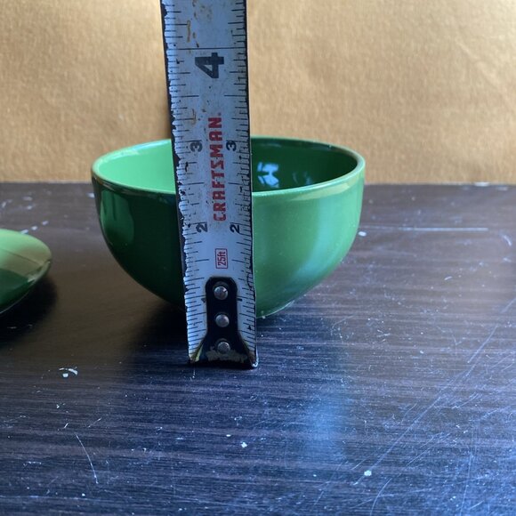 Oxford China Annie Laurie Cream  Sugar Set MCM Cottage Green 4" - Picture 8 of 11